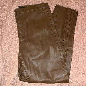 Zara Faux Leather Pants